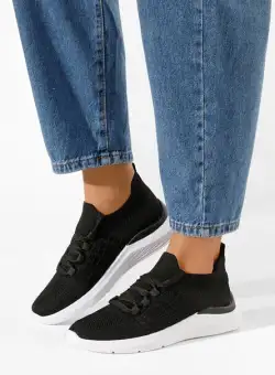 Pantofi sport dama Lethia negri