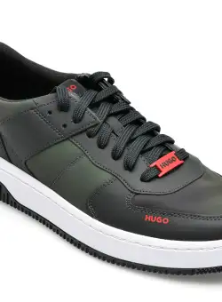 Pantofi sport HUGO kaki, 3118, din material textil