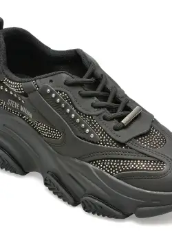 Pantofi Steve Madden negri, POSSESI, din piele ecologica