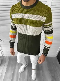 Pulover barbati gros slim fit ZR T3576 107-4