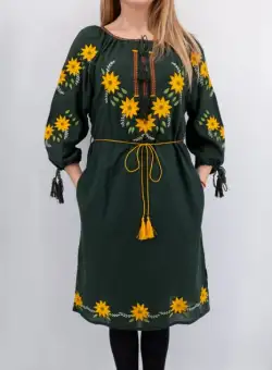Rochie Traditionala Floarea Soarelui 12