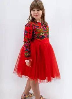 Rochie traditionala Ioana 3 - de la 1 la 8 ani
