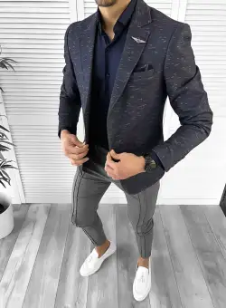 Sacou barbati slim fit 10202 P20-4.1