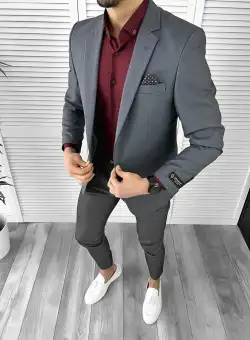 Sacou barbati slim fit 10343 O5-3.3