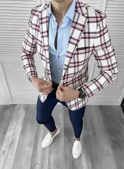 Sacou barbati slim fit 11782 P18-4.1