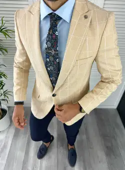 Sacou barbati slim fit 12854 X