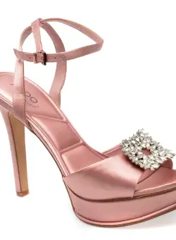 Sandale ALDO roz, SOLITAIRA950, din material textil
