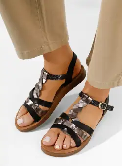 Sandale dama Crosiana negre