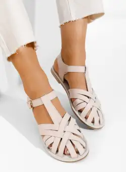 Sandale dama piele Viela roz