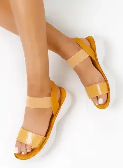 Sandale sport dama Giovana galbene