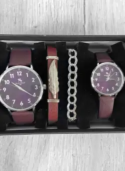 Set ceasuri pentru dama si barbati+bratara B9250