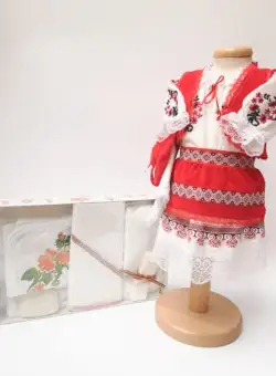 Set Traditional Botez - Costumas fetita Trusou 3