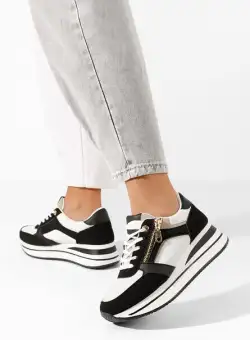 Sneakers cu platforma Mariella negri