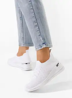 Sneakers cu platforma Uvesa albi