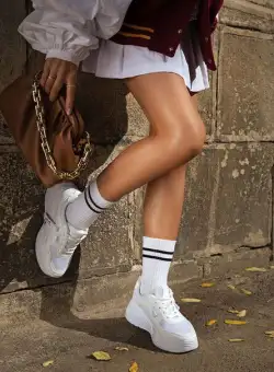 Sneakers dama albi Arca