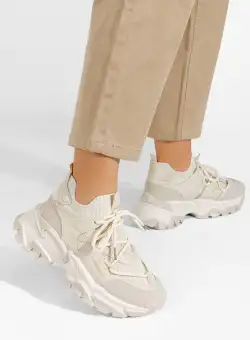 Sneakers dama Andrasta bej