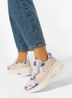 Sneakers dama bej Elesia