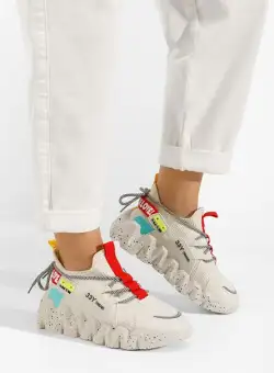 Sneakers dama Caledonia bej