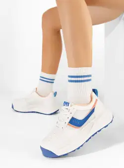 Sneakers dama Cassie albi V4