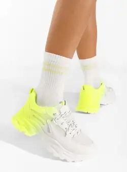 Sneakers dama Chrystelle albi V2