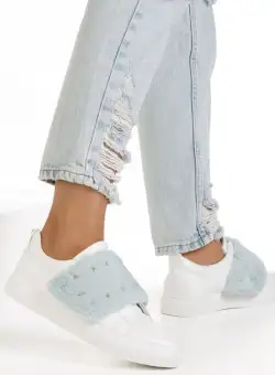 Sneakers dama Nazira V1 albi