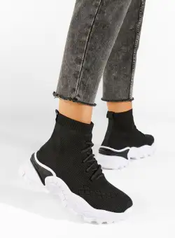 Sneakers tip soseta Amber negri