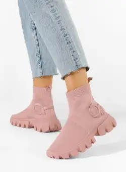 Sneakers tip soseta roz Merliah