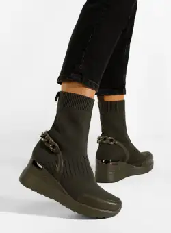 Sneakers tip soseta verzi Guliana