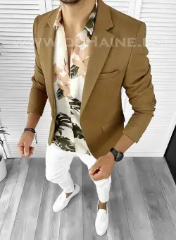 Tinuta barbati smart casual Blugi + Camasa + Sacou B9112