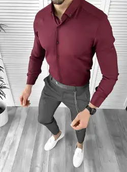 Tinuta barbati smart casual Pantaloni + Camasa 10341
