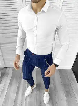 Tinuta barbati smart casual Pantaloni + Camasa 10495