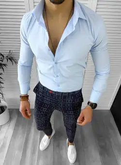Tinuta barbati smart casual Pantaloni + Camasa 12490