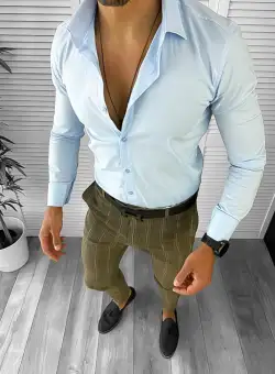 Tinuta barbati smart casual Pantaloni + Camasa 12656 E