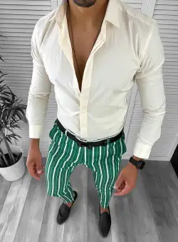Tinuta barbati smart casual Pantaloni + Camasa 12704