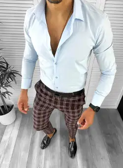 Tinuta barbati smart casual Pantaloni + Camasa 12707