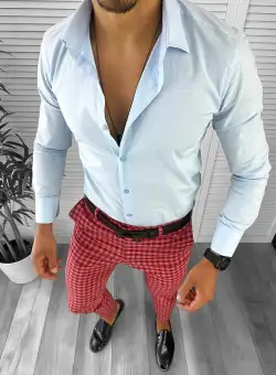 Tinuta barbati smart casual Pantaloni + Camasa 12711