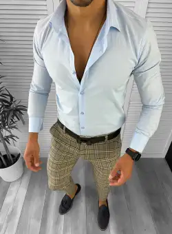 Tinuta barbati smart casual Pantaloni + Camasa 12738