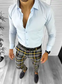 Tinuta barbati smart casual Pantaloni + Camasa 12815