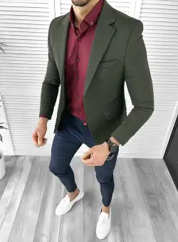 Tinuta barbati smart casual Pantaloni + Camasa + Sacou 10353