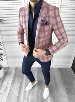 Tinuta barbati smart casual Pantaloni + Camasa + Sacou 10530