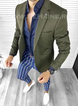 Tinuta barbati smart casual Pantaloni + Camasa + Sacou B8449