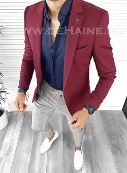 Tinuta barbati smart casual Pantaloni + Camasa + Sacou B8757