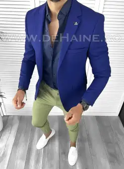 Tinuta barbati smart casual Pantaloni + Camasa + Sacou B9213