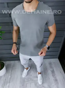 Tricou barbati slim fit ZR A9938 O5-2.3