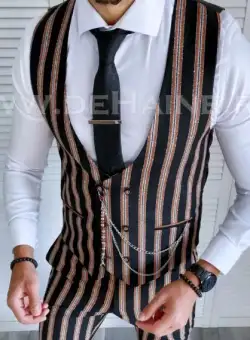 Vesta barbati eleganta slim fit 11992 E V2
