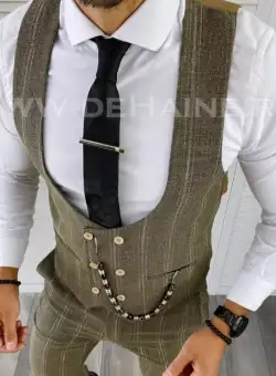 Vesta barbati eleganta slim fit cu mic defect def283 e 2-2