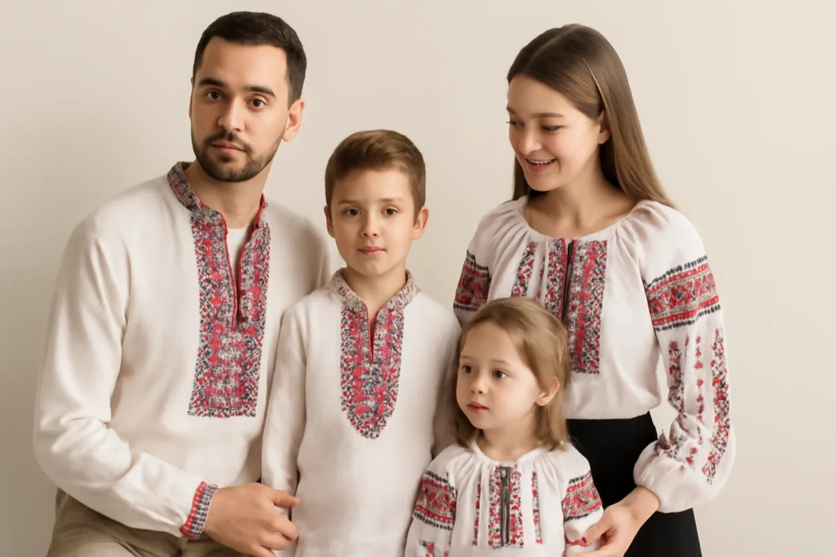 Seturi tradiționale pentru familie: cum coordonezi ținutele pentru poze și evenimente