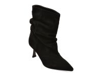 Botine elegante FLAVIA PASSINI negre, AC6248, din piele intoarsa