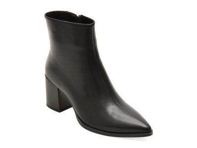 Botine FLAVIA PASSINI negre, 5996Q, din piele naturala