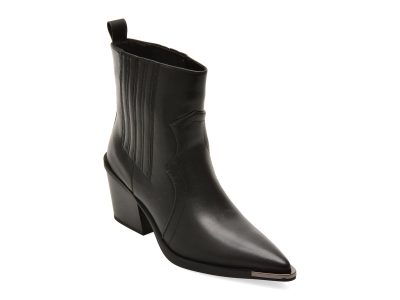 Ciocate FLAVIA PASSINI negre, AC5985, din piele naturala